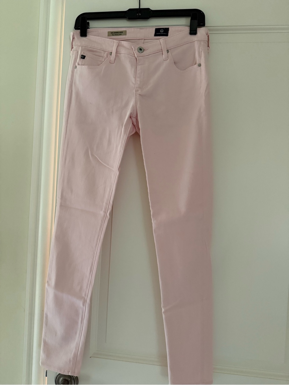 Ag Adriano Goldschmied Light Pink Super Skinny Jeans. Size 27R. NWOT.